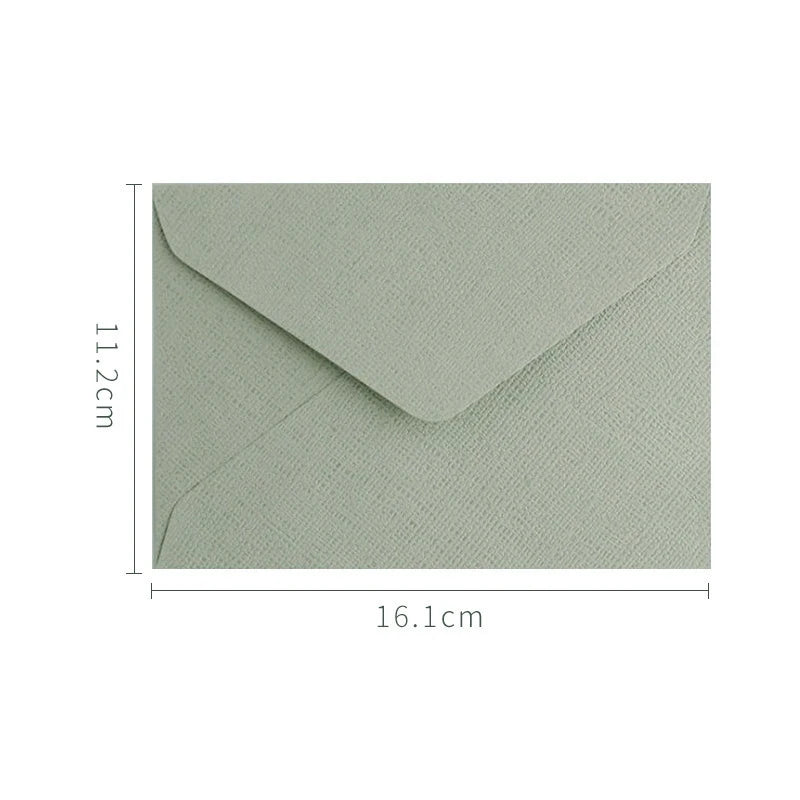 ELMAS 10pcs Window Envelopes for DIY Gift Packaging - Al Masam Stationery LLC