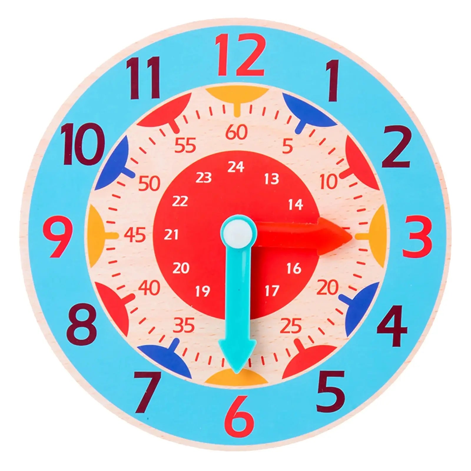 ELMAS Children Montessori Clock Jigsaw Toy for Teaching - Al Masam Stationery LLC