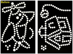 ELMAS 4 Sets Child Sticker Dot Mosaic Puzzle Games