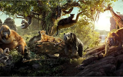 ELMAS Custom Photo 3D Cartoon Animal Wallpaper Kids Room - Al Masam Stationery LLC