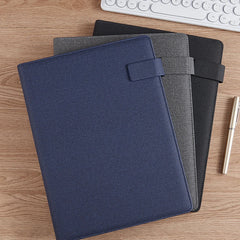 ELMAS Business Leather A4 Portfolio Organizer Folder