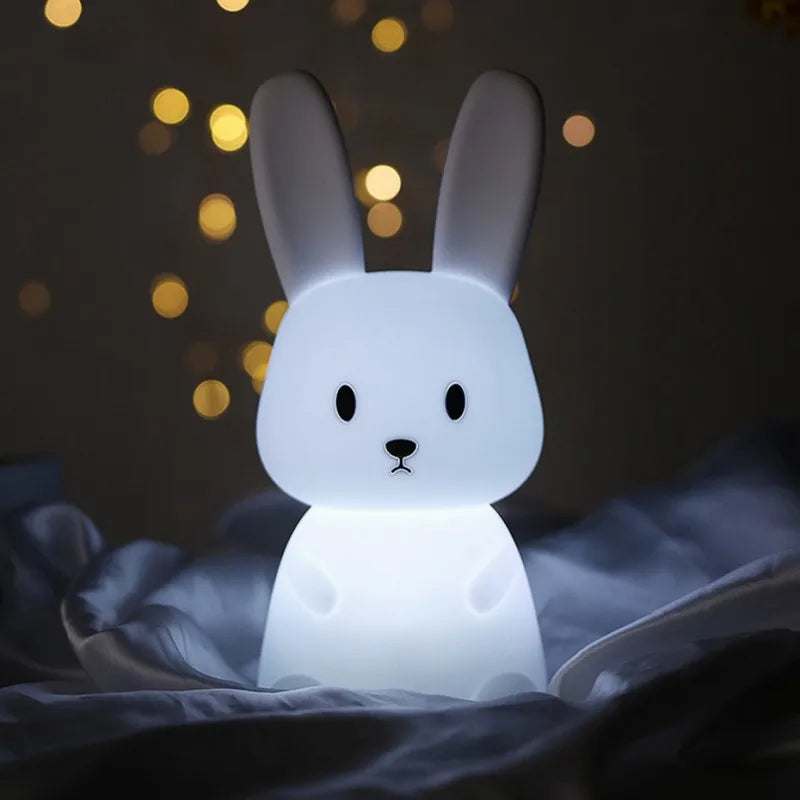 ELMAS Cute Rabbit Touch Sensor LED Night Light for Kids - Al Masam Stationery LLC