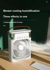 ELMAS Xiaomi 3-in-1 Portable Fan With LED Night Light - Al Masam Stationery LLC