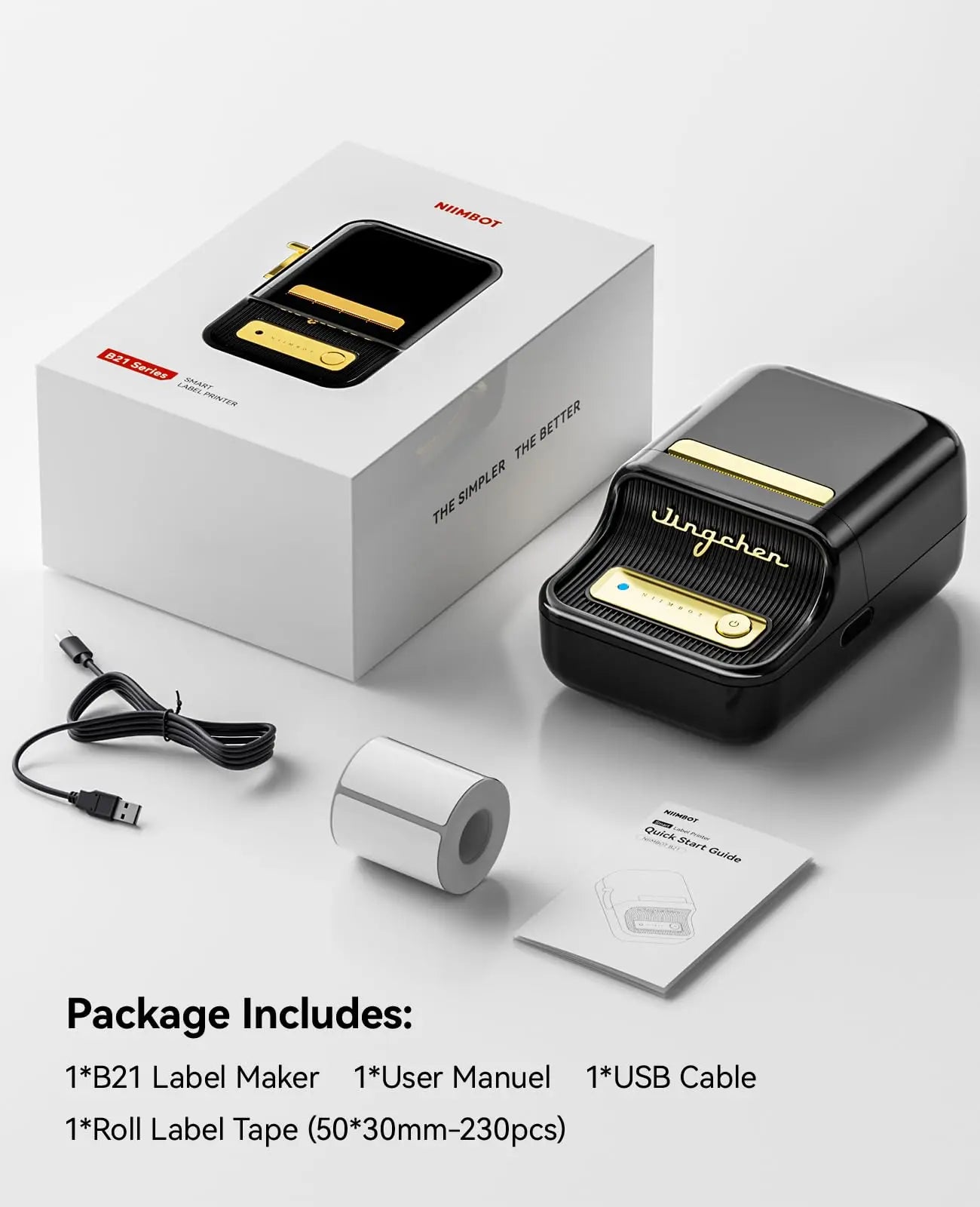 ELMAS Wireless Mini Thermal Label Printer for Home & DIY - Al Masam Stationery LLC