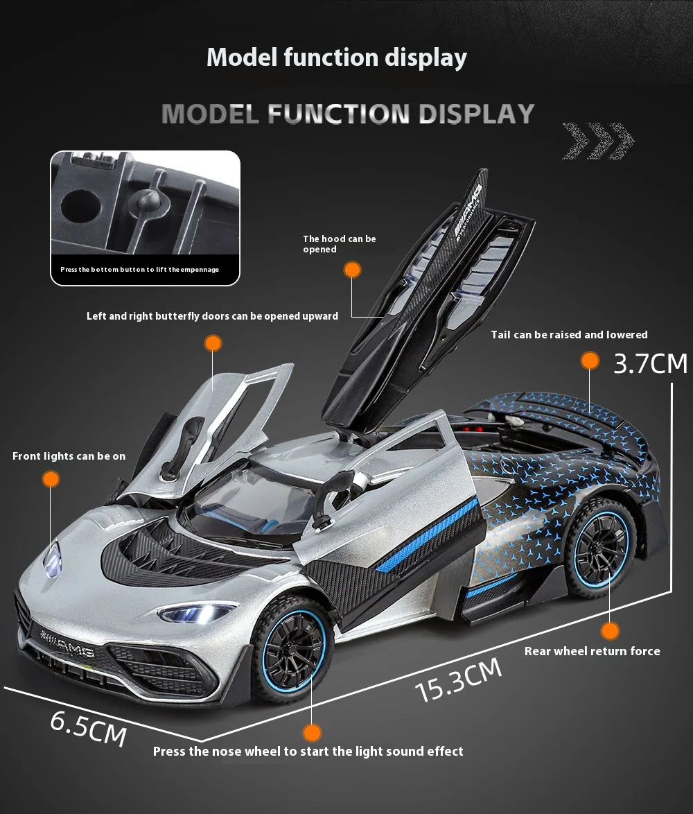 ELMAS 1:32 Mercedes Benz AMG ONE Die Cast Model Car - Al Masam Stationery LLC