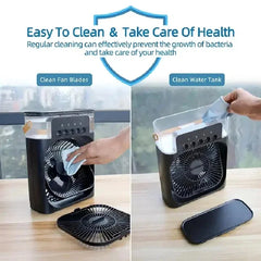 ELMAS New 3 In 1 Portable Humidifier Fan For Home - Al Masam Stationery LLC