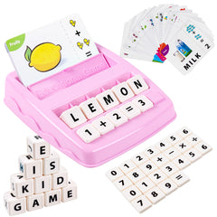 ELMAS 2 in 1 Learning Toy for Letter and Number Games