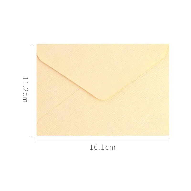 ELMAS 10pcs Window Envelopes for DIY Gift Packaging - Al Masam Stationery LLC