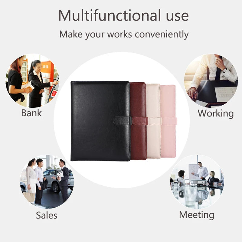 ELMAS Executive Leather Padfolio for Professionals - Al Masam Stationery LLC