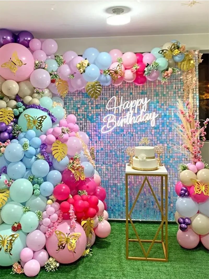 ELMAS Silver Shimmer Wall Backdrop Panels for Events - Al Masam Stationery LLC