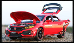 ELMAS 1:32 HONDA CIVIC TYPE-R Diecast Car Model Gift - Al Masam Stationery LLC