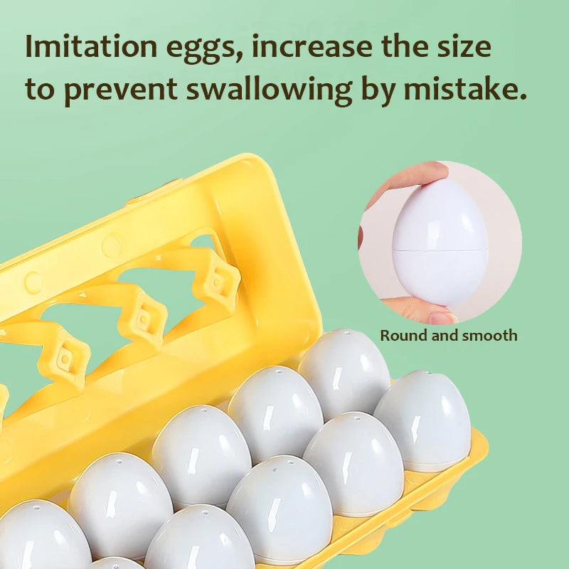 ELMAS Kids Shape Matching Smart Eggs Educational Toy - Al Masam Stationery LLC