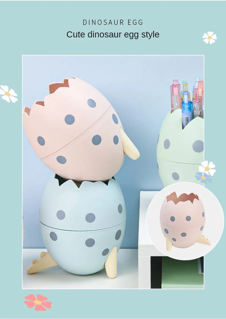 ELMAS Fun Dinosaur Egg Pen Holder & Organizer - Al Masam Stationery LLC