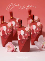 ELMAS High-End Candy Box Flower Chocolate Wedding Favor