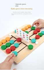 ELMAS Montessori Color and Shape Puzzle Matching Game