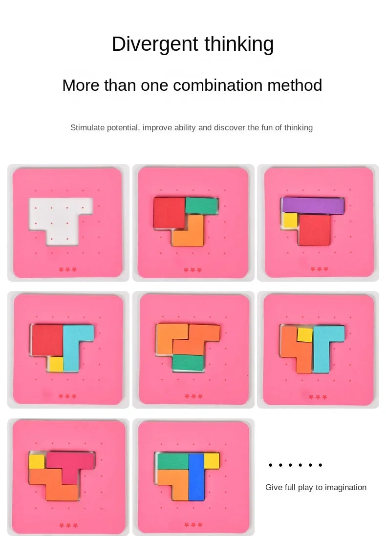 ELMAS Montessori Desktop Puzzle Toys for Kids Gift - Al Masam Stationery LLC