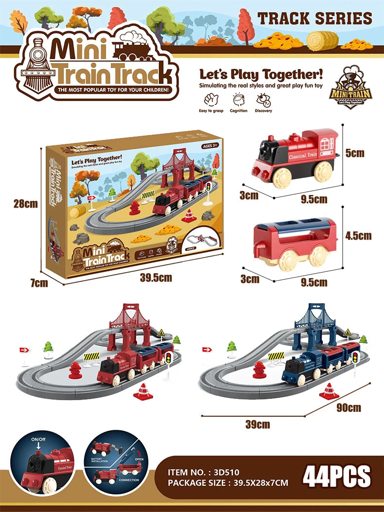 ELMAS Electric Assembling Rail Train Educational Model Set - Al Masam Stationery LLC