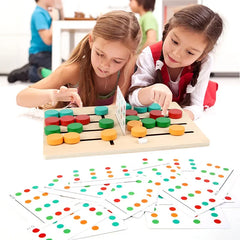 ELMAS Montessori Color and Shape Puzzle Matching Game