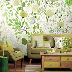 ELMAS Customized Wallpaper Mural Watercolor Flowers - Al Masam Stationery LLC