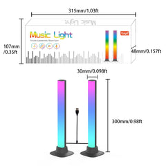 ELMAS Eye-Care LED Desk Lamp with Dimmable Monitor Light Bar