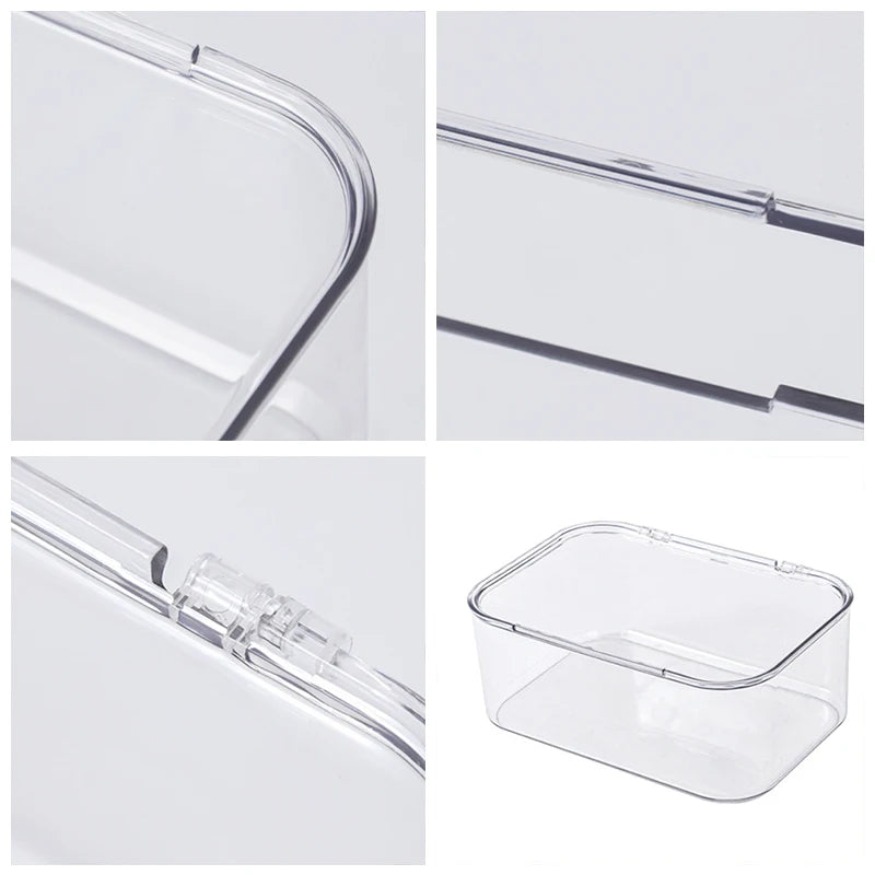 ELMAS Transparent Acrylic Cosmetics Storage Box Organizer - Al Masam Stationery LLC