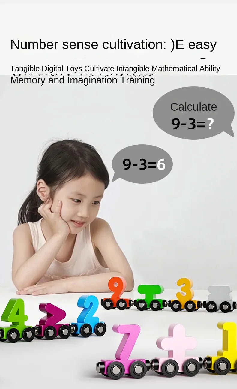 ELMAS: Magnetic Number Train Set for Colorful Learning - Al Masam Stationery LLC