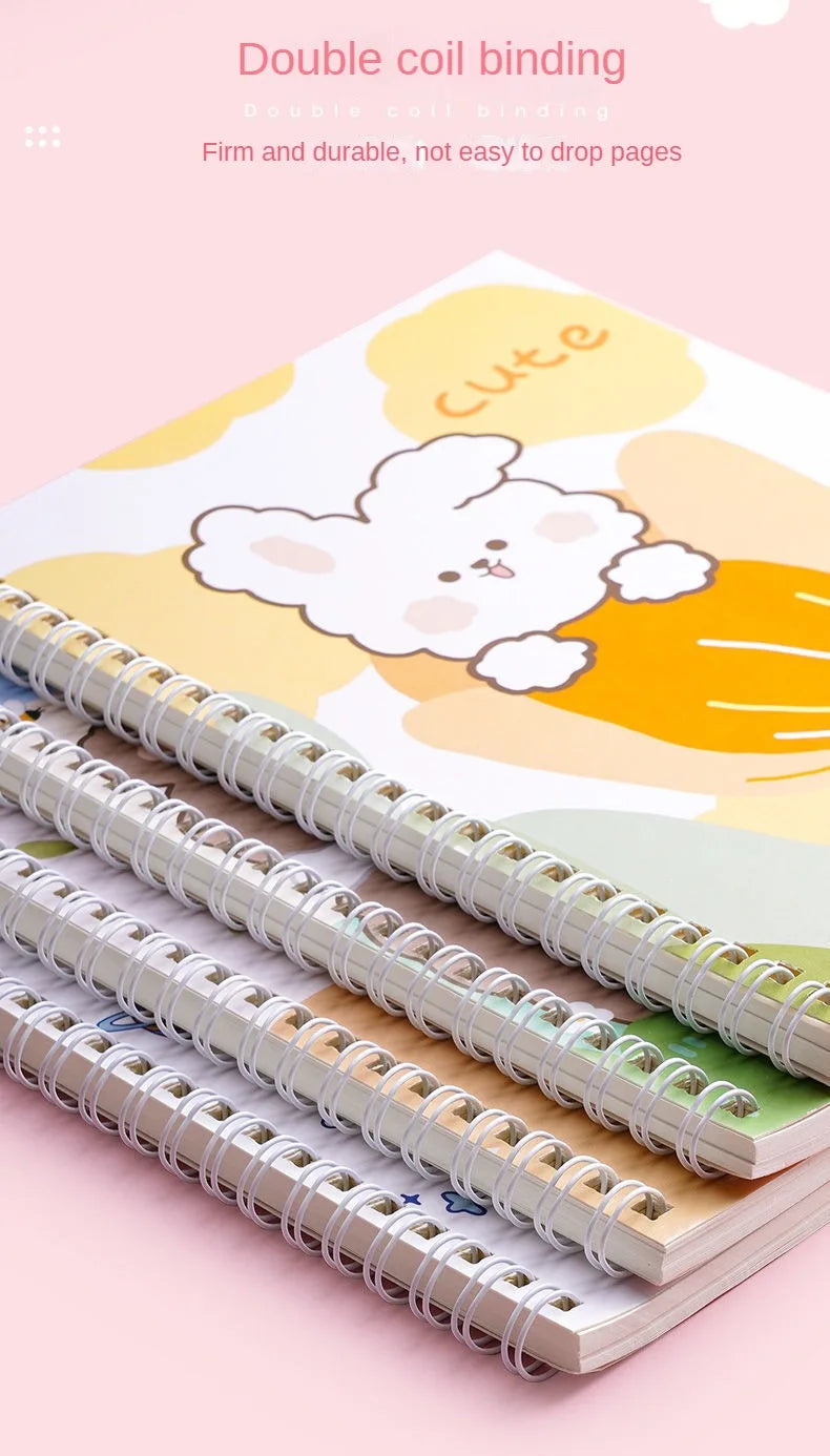 ELMAS Cute A5 Coil Notebook for Stylish Students - Al Masam Stationery LLC