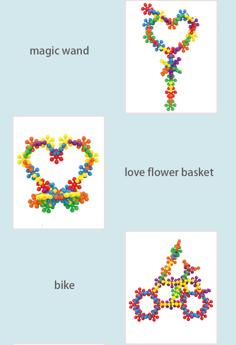 ELMAS Colorful Plum Blossom Building Blocks for Kids - Al Masam Stationery LLC