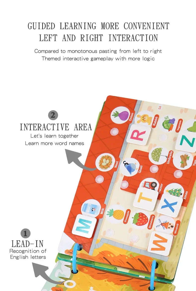 ELMAS Montessori Baby Busy Book for Early Learning Fun - Al Masam Stationery LLC