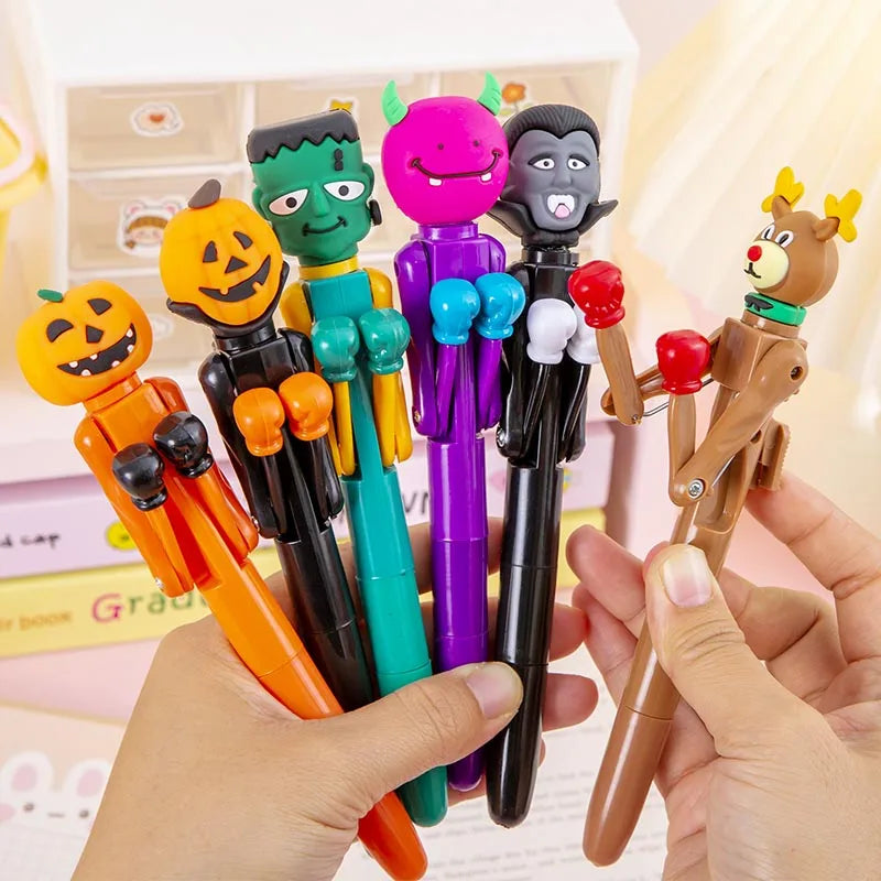 ELMAS Kawaii Unicorn Boxing Ballpoint Pens 12pcs Lot - Al Masam Stationery LLC