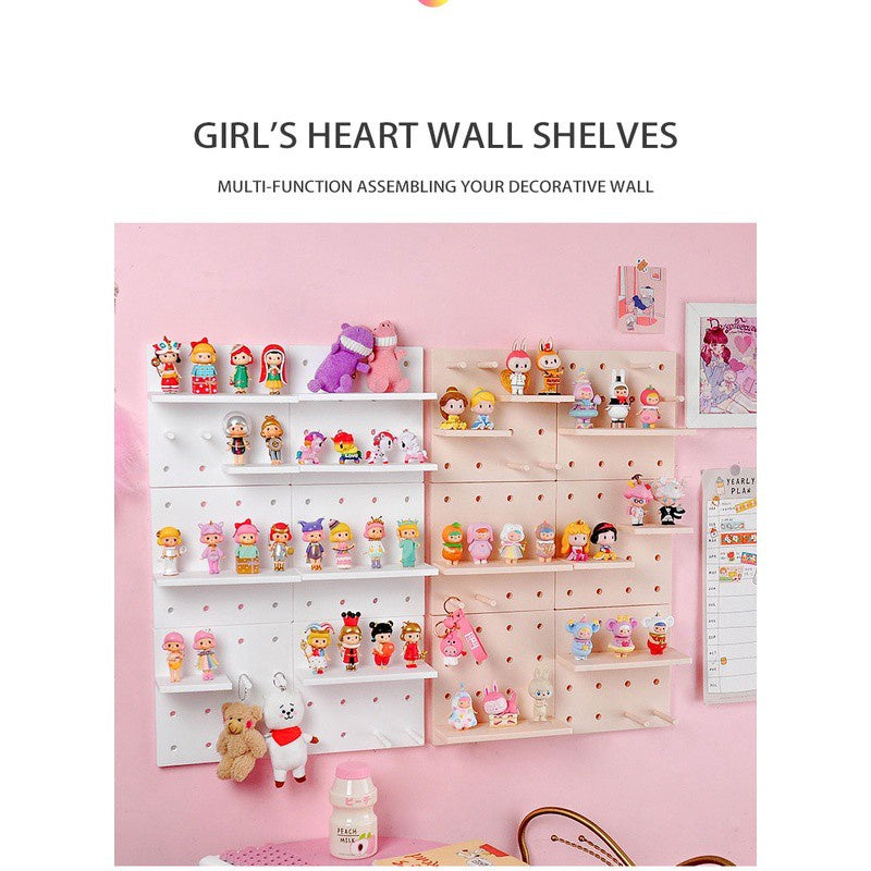 ELMAS Punch Free Pegboard Wall Organizer for Home Decor - Al Masam Stationery LLC