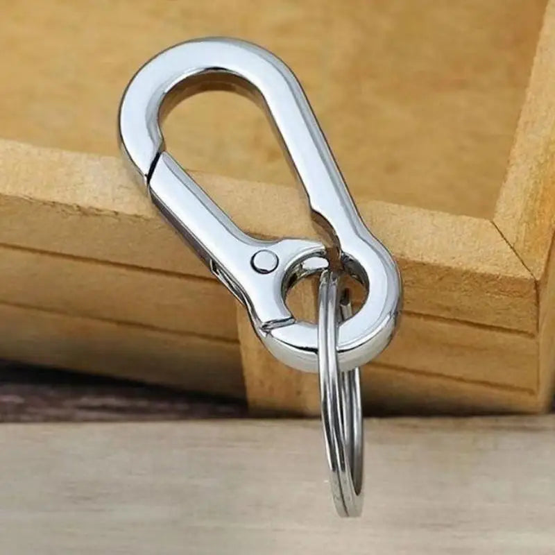ELMAS Stylish Stainless Steel Gourd Keychain Clip - Al Masam Stationery LLC