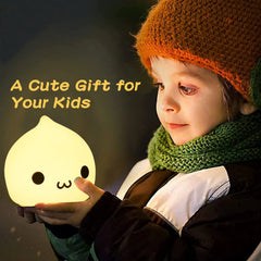 ELMAS Adorable Cat Night Light - 7-Color Touch Lamp