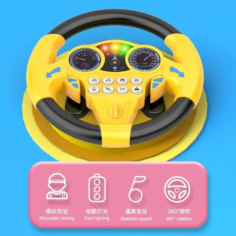 ELMAS Infant Shining Steering Wheel Toys for Kids - Al Masam Stationery LLC