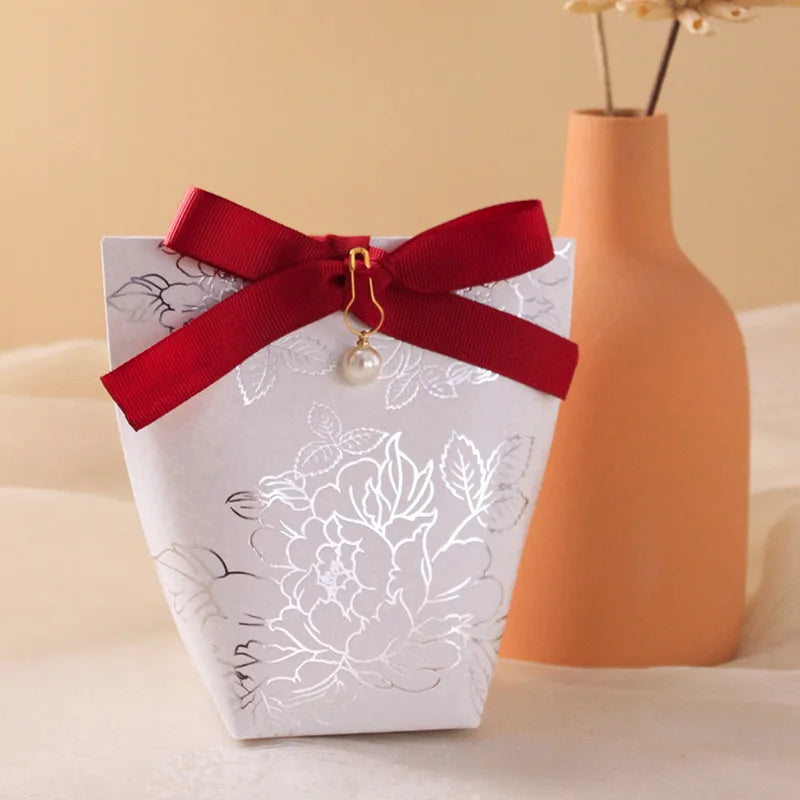 ELMAS Upscale Gilded Wedding Favor Candy Box For Guests - Al Masam Stationery LLC