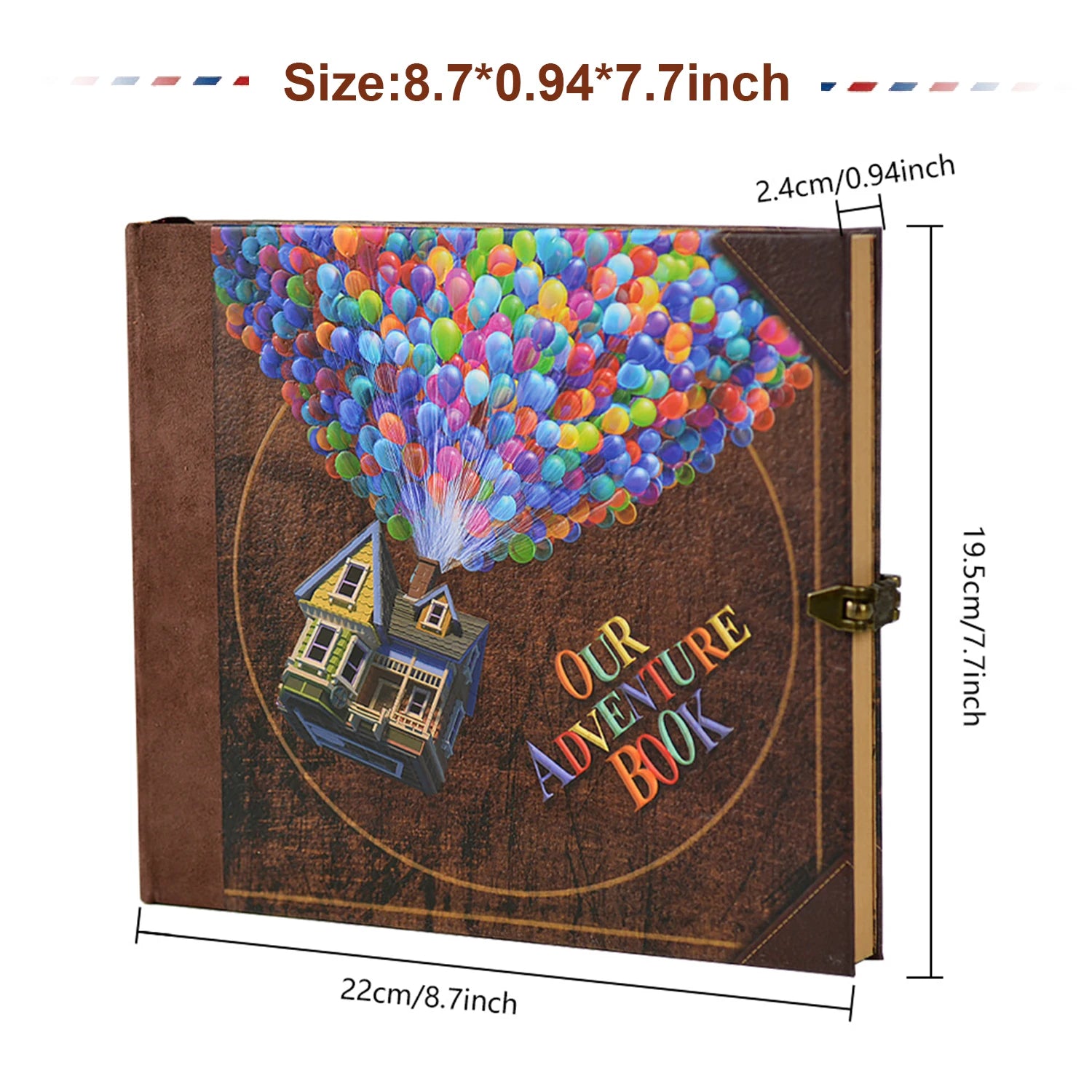 ELMAS 146 Page DIY Adventure Scrapbook Photo Album - Al Masam Stationery LLC