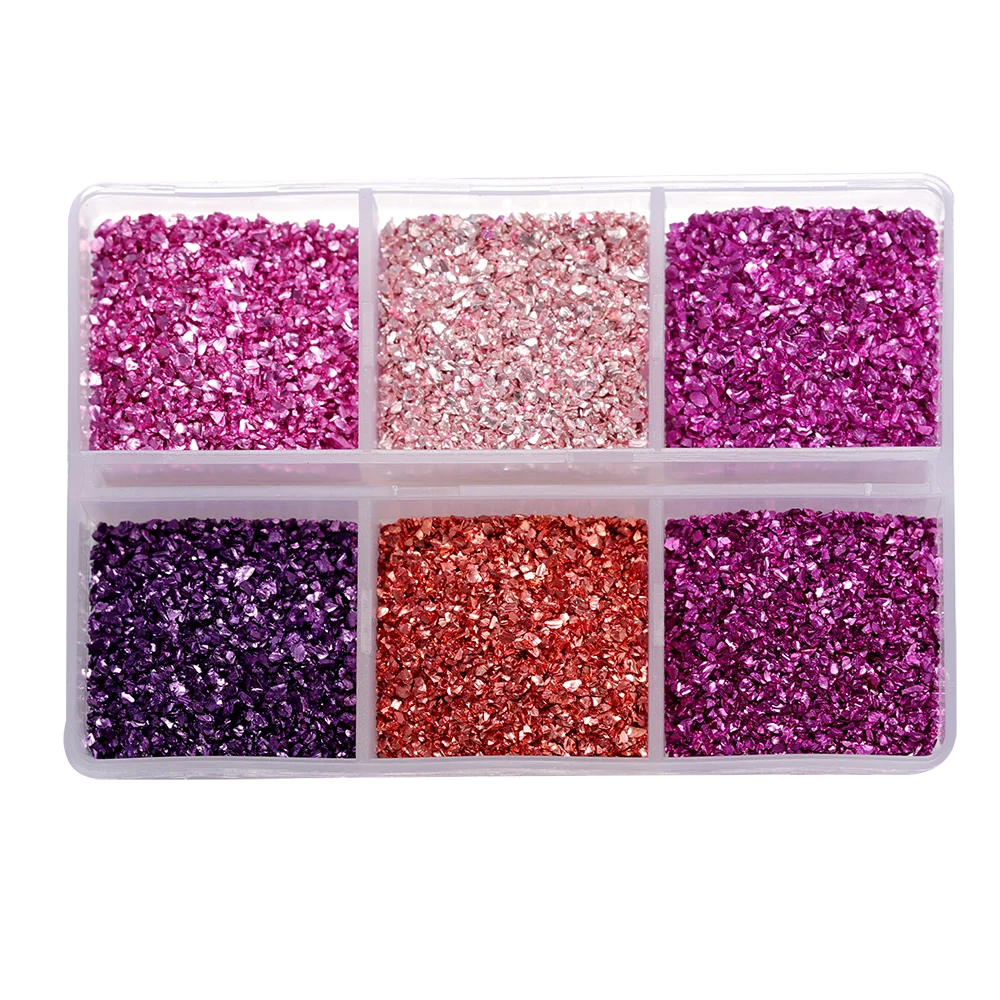 ELMAS Crushed Glass Stones for DIY Resin Crafts & Nail Art - Al Masam Stationery LLC