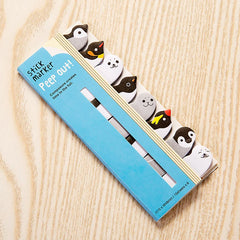 ELMAS Cute Cartoon Animal Sticky Notes & Memo Pad Set