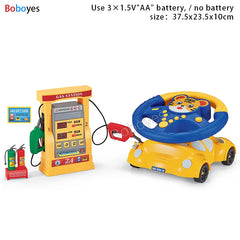ELMAS Infant Shining Electric Steering Wheel Toy for Kids - Al Masam Stationery LLC