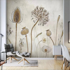 ELMAS Beibehang Custom Wallpaper Mural 3D Floral Design - Al Masam Stationery LLC