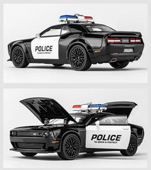 ELMAS 1:32 Scale Police Alloy Car Model with Lights & Sound - Al Masam Stationery LLC