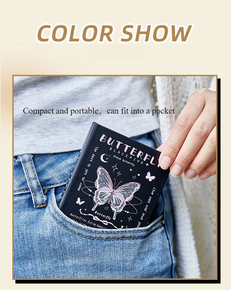 ELMAS High-Grade Butterfly A7 Portable Notebook for Students - Al Masam Stationery LLC