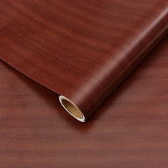 ELMAS Retro Faux Wood Waterproof Vinyl Wallpaper Roll - Al Masam Stationery LLC