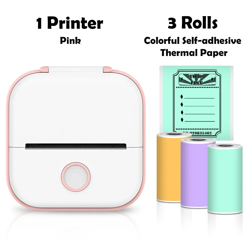 ELMAS Mini Pocket Thermal Printer for DIY Stickers & Journals - Al Masam Stationery LLC