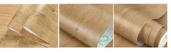 ELMAS Retro Faux Wood Waterproof Vinyl Wallpaper Roll - Al Masam Stationery LLC