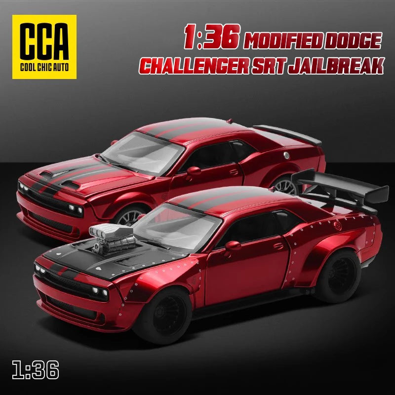ELMAS CCA MSZ 1:36 Dodge Challenger Toy Car Model - Al Masam Stationery LLC