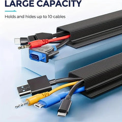 ELMAS Under Desk Cable Management Tray - No Drilling Needed