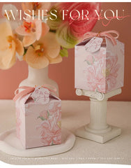 ELMAS Gift Boxes Wedding Favors Gardenia Flower Box