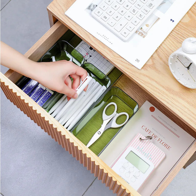 ELMAS Clear Multi-Purpose Storage Organizer Box - Al Masam Stationery LLC