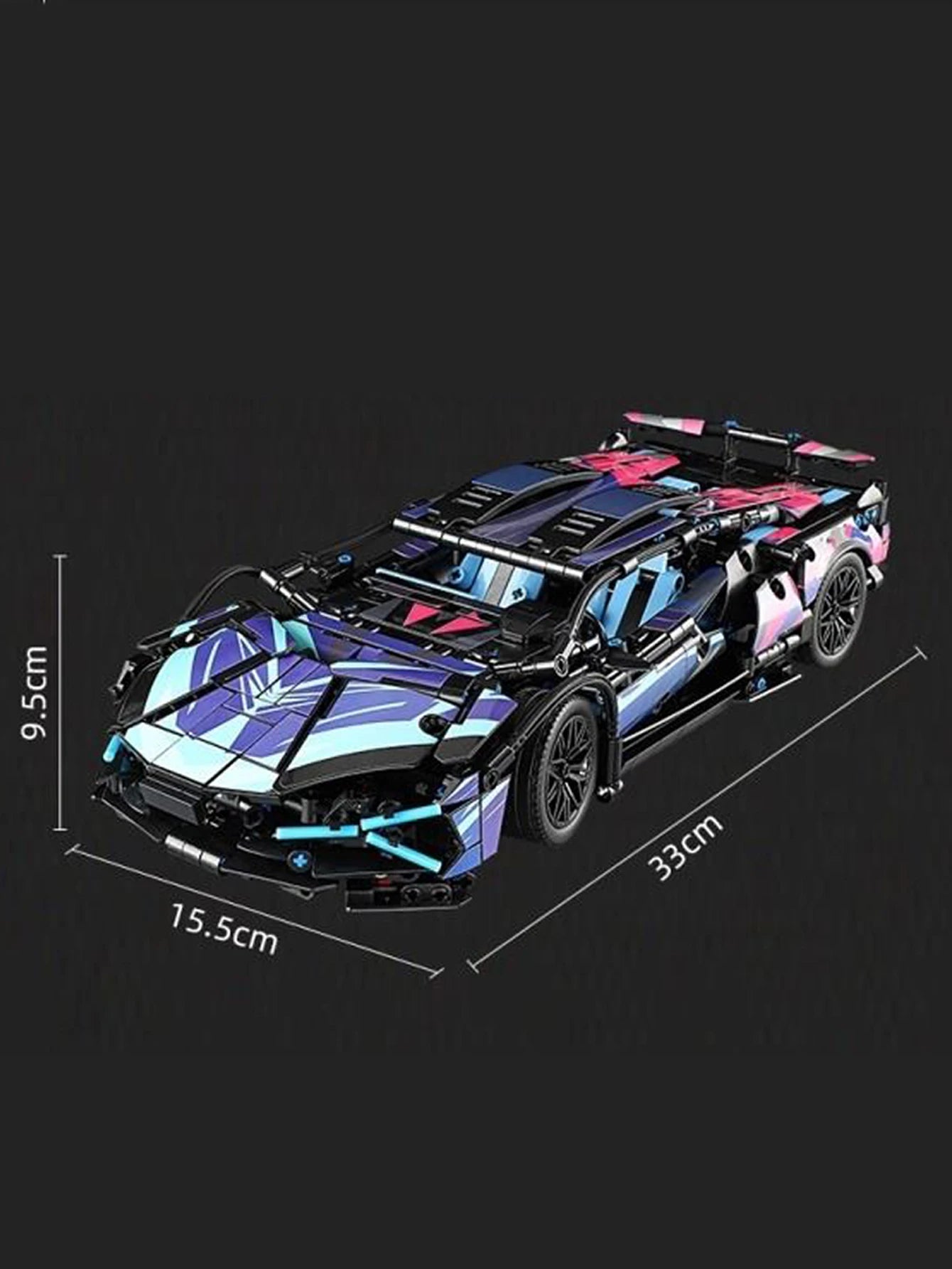 ELMAS Ultimate Supercar Building Blocks Set for All Ages - Al Masam Stationery LLC